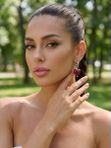Серьги авторский дизайн: эмаль, кристаллы, медицинская сталь
