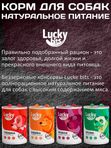 Lucky bits BARF 6 банок по 400г полнорационный консервированный влажный корм для собак всех пород с ягненком, брокколи и шпинатом