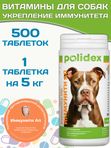 Polidex Immunity Up витаминный комплекс для ослабленных и часто болеющих собак Полидекс Иммунити Ап, 500 таб