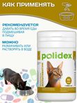 Polidex Multivitum Plus для кошек витаминный комплекс для восполнения недостатка витаминов, микро и макроэлементов Полидекс Мультивитум Плюс, 80 таб