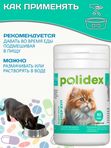 Polidex Super Wool Plus для кошек, Кормовая добавка для улучшения состояния шерсти, кожи, когтей и профилактики дерматитов, полтдекс Супер Вул Плюс, 80таб