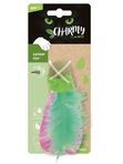 M-PETS Игрушка для кошек с кошачьей мятой CHARMY светлячок, цвет зеленый