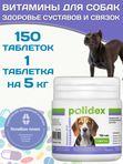 Polidex Gelabon Plus кормовая добавка для собак и щенков Профилактика заболеваний опорно-двигательного аппарата Полидекс Гелабон Плюс, 150таб