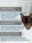 Lucky bits Renal 12 банок по 240г полнорационный консервированный диетический корм при хронической почечной недостаточности и ее осложнениях, у взрослых и стареющих кошек