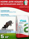 Корм для кошек Аллева Кэр Обесити Alleva Care Cat Adult Obesity Glycaemic Control Контроль потребления глюкозы, 5 кг