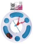 M-PETS Игрушка для кошек база с мячиком, цвета в ассортименте