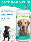 Polidex SuperWool Plus для собак кормовая добавка для улучшения состояния кожи, шерсти и когтей, а также для профилактики дерматитов у собак и щенков Полидекс Супер Вул плюс, 300таб