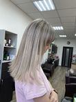 Сложное окрашивание длинных волос