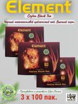 Чай черный Элемент Ceylon Black Tea, 100 пак. 3 шт.