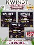 Чай черный Квинст English Royal Tea, 100 пакетиков 3 шт.