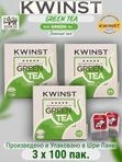 Чай зеленый Квинст Green Tea, 100 пакетиков 3 шт.