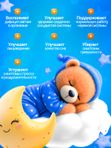 Магний для детей от тревожности, мармеладные пастилки со вкусом апельсина, мишки гамми для детей для сна и спокойствия