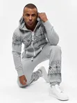 Комбинезон спортивный на молнии с капюшоном