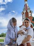 Церковный капюшон «Роскошный» белое кружево