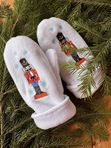 Варежки флисовые с логотипом вашей компании