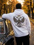 52 | Худи белое, Герб на спине