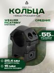 Кольца UTG PRO P.O.I 25,4мм на Picatinny, средние