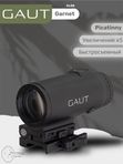 Магнифер Gaut Garnet 5x30 для коллиматора, откидной, быстросъёмный кронштейн на Picatinny