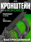 Кронштейн GTS Q.122 G2 боковой быстросъёмный Picatinny для АК/Сайга