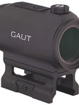 Коллиматорный прицел Gaut Tourmaline 1x25 закрытый, для ружья, точка 3 МOA зелёная, 10 уровней подсветки, датчик движения, на Weaver / Picatinny
