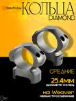 Кольца Nikko Stirling Diamond 25.4мм, средние, сталь