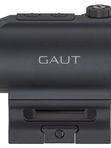 Коллиматорный прицел Gaut Tourmaline 1x25 закрытый, для ружья, точка 3 МOA зелёная, 10 уровней подсветки, датчик движения, на Weaver / Picatinny