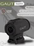 Призматический прицел Gaut Sapphire 1x18, HD, подсветка красная, 10 уровней, датчик движения, на Picatinny, 1 MOA