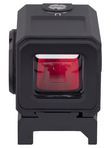 Коллиматорный прицел Gaut Tourmaline 1x20x18 закрытый, для ружья, точка 3 МOA красная, 10 уровней подсветки, датчик движения, на Weaver