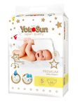 Подгузники YOKOSUN Premium размер S 3-6 кг 64 шт