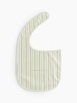 Нагрудный фартук на кнопке 2 шт stripes and lemon Happy Baby (6мес+)
