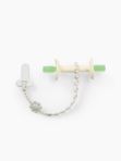 Силиконовый массажер для дёсен прорезыватель milky green Happy Baby (0+)