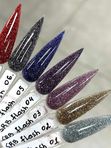 Гель-лак светоотражающий Glitter Flash 11мл ТМ Serebro в ассортименте