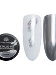 Гель-краска МETALLIC Silver Global Fashion 5 мл