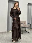 Платье в горошек (шифон) 72460903