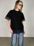 Футболка с сеткой SHOPDAANNA 72459678\15