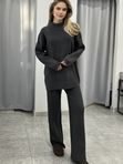 Костюм трикотажный с брюками прямого кроя 72460932