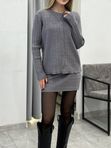 Костюм трикотажный с юбкой 72460448