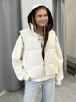 Жилет двусторонний с капюшоном 72463689