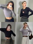 Лонгслив укороченный SHOPDAANNA 72447457