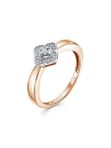 Золотое кольцо с бриллиантами 01-00430-05-001-01-01 ЮК KLONDIKE Jewellery