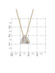 Колье с бриллиантами из красного золота Vesna jewelry