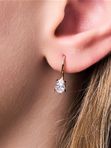 Серьги ГОЛДЕН ГЛОБ с фианитами золото 585