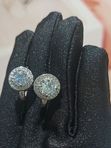 Серьги серебро арт.221-10-232 с фианитами
