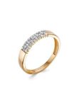 Кольцо с бриллиантами 13062-159-01-00/16 размер из красного золота Vesna jewelry