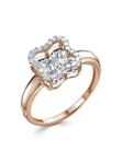 Золотое кольцо ЮК Клондайк Jewellery с танцующим бриллиантом