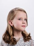 Серьги ГОЛДЕН ГЛОБ с фианитами золото 585