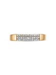 Кольцо с бриллиантами 13062-159-01-00/16 размер из красного золота Vesna jewelry