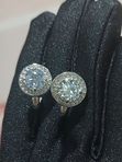 Серьги серебро арт.221-10-232 с фианитами