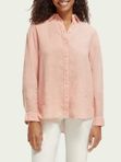 Рубашка Scotch&Soda Natural dyed oversized linen