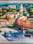 Алмазная мозаика 40*50см Здания и природа (несколько вариантов)